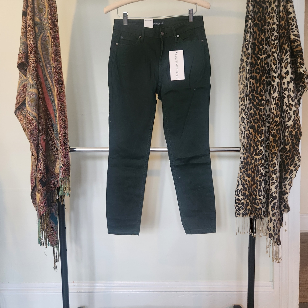 Dark Green Women's Jeans